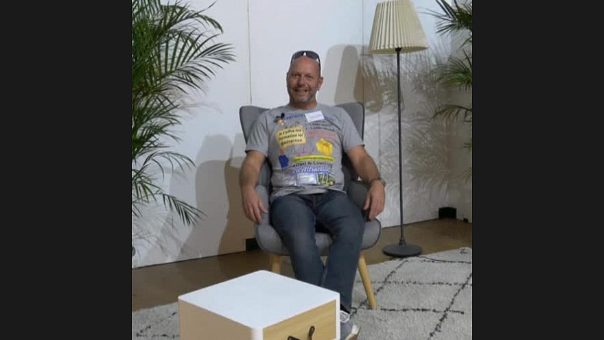 Stéphane Bride-Bonnot Coach spécialisé loi d’attraction au 1er Forum économique de Castelsarrasin du samedi 8 mars 2025