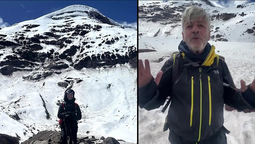 Les Acteurs Locaux 'Les Boudubouts' 191 en Équateur - Chimborazo nouveau défi, quatrième ascension au delà des 5.000 mètres.