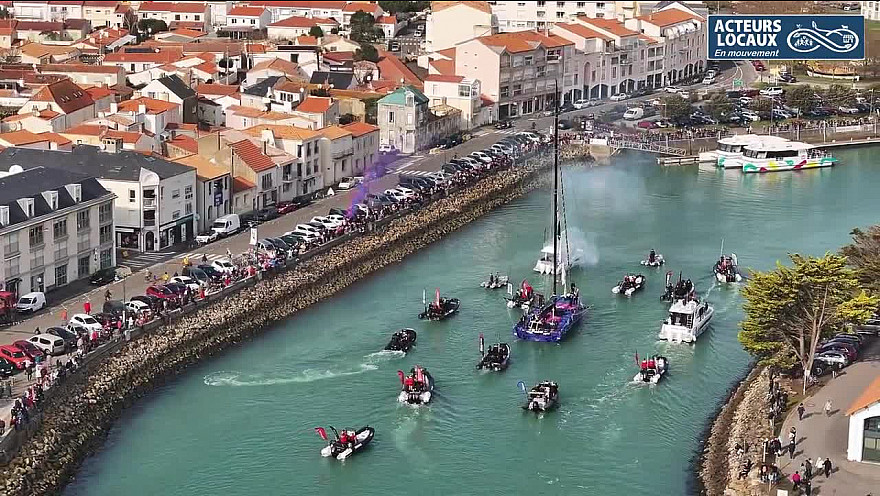Acteurs Locaux en Mouvement de Vendée - Le Retour Émouvant d’Éric Bellion, Skipper Stand as One - Altavia du Vendée Globe