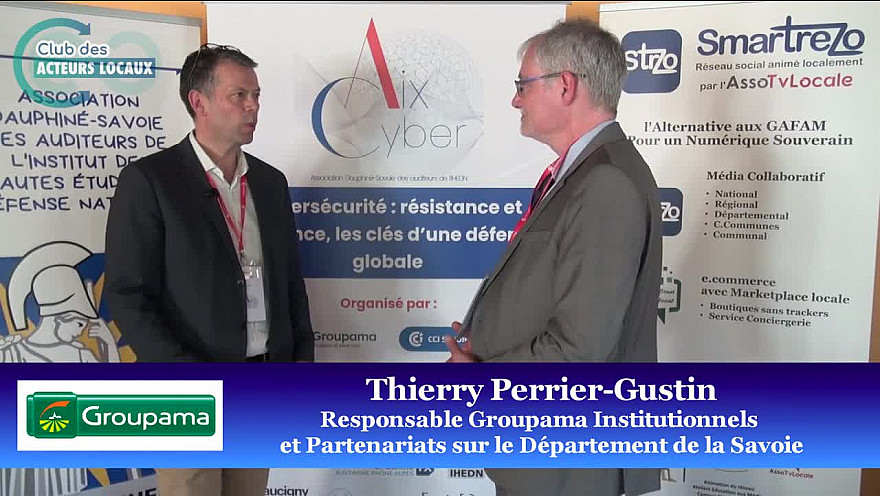 CyberAix 2025 - Interview de Thierry Perrier-Gustin , qui nous explique pourquoi l'engagement de Groupama dès la première édition de CyberAix