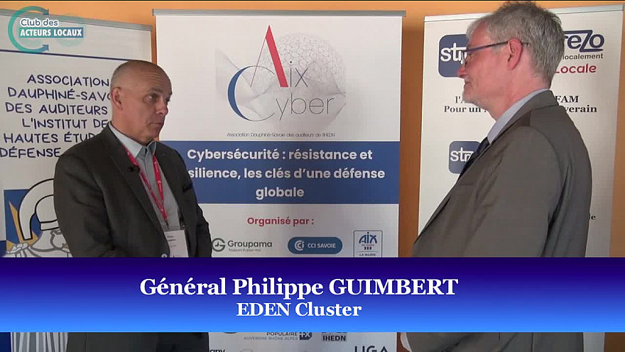 CyberAix 2025 - Interview du Général Guimbert Eden Cluster